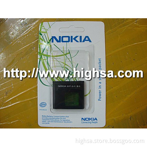BP-6X Battery BP 6X Battery Use for Nokia 8800 8860 8800 Sirocco N73i etc Mobile Phones